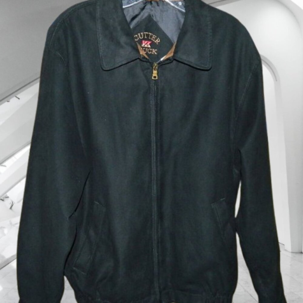 Men’s Black Jacket Size Medium CUTTER & BUCK